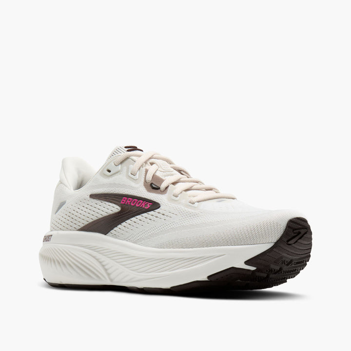 Brooks Women's Ghost 18 - Coconut/ Coffee/ Fuschia