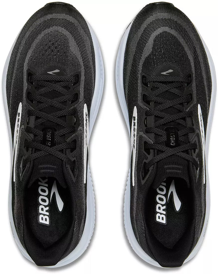 Brooks Women's Ghost 18 (Extra Wide) - Black/Grey/White
