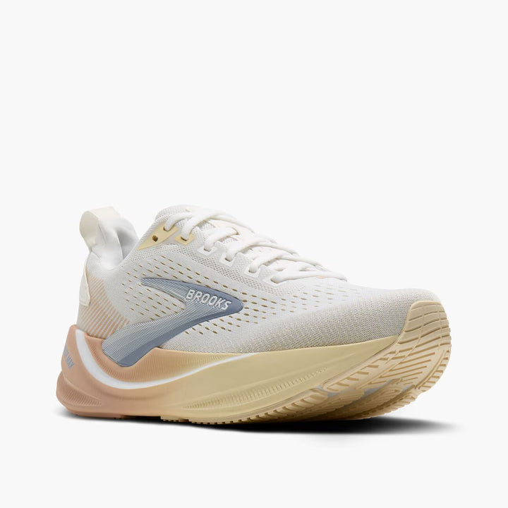 Brooks Women's Ghost Max 4 - White/Rose/Rutabaga