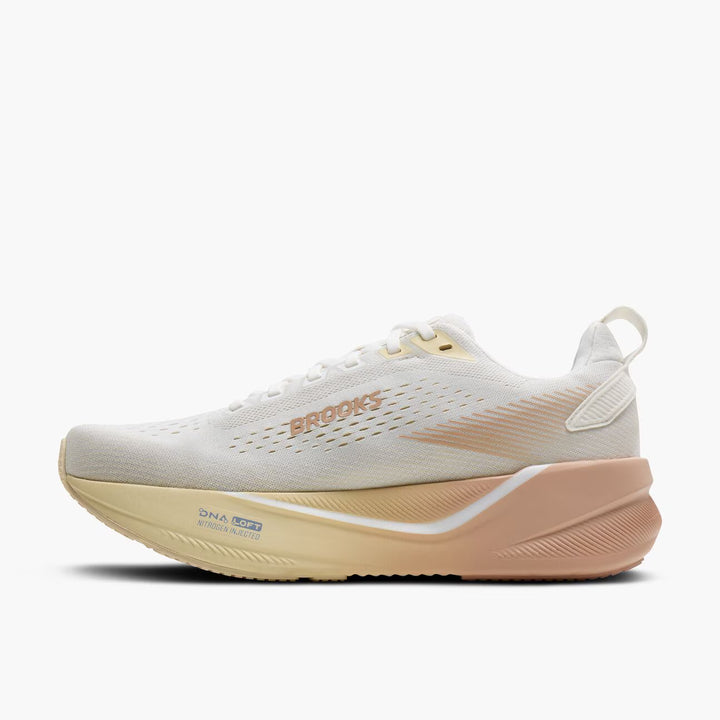Brooks Women's Ghost Max 4 - White/Rose/Rutabaga