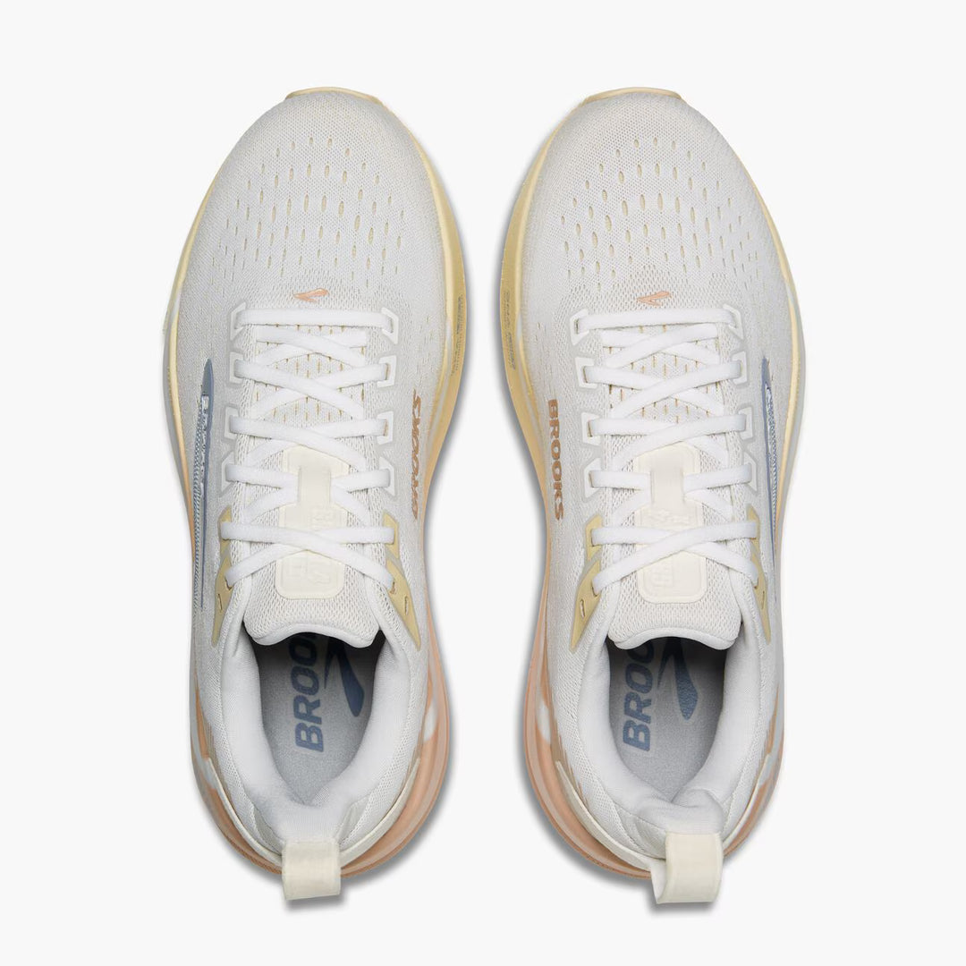 Brooks Women's Ghost Max 4 - White/Rose/Rutabaga