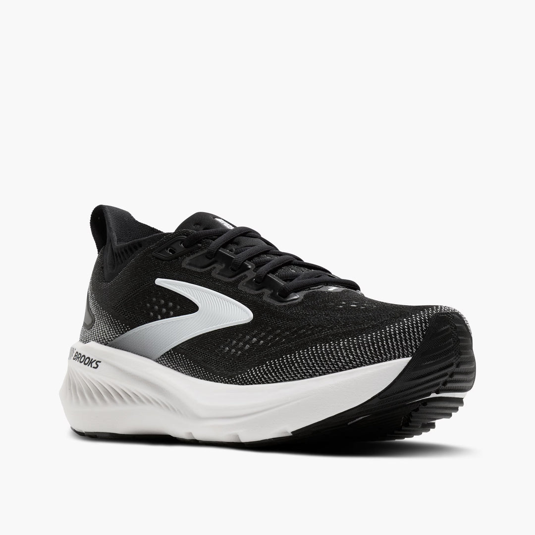 Brooks Glycerin GTS 23 WIDE para mujer - Negro/Gris/Blanco