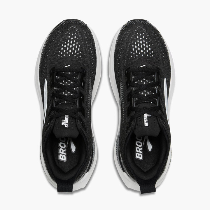 Brooks Glycerin GTS 23 WIDE para mujer - Negro/Gris/Blanco