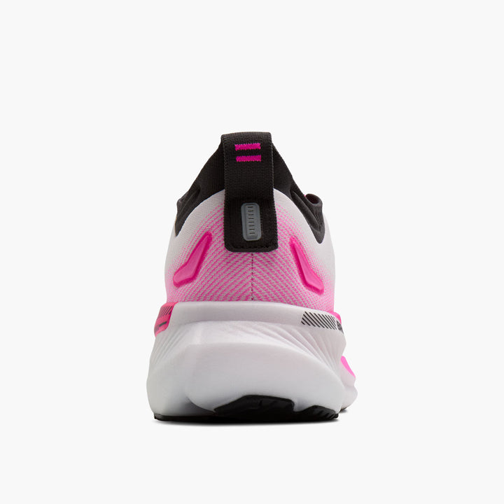 Brooks Glycerin GTS 23 para mujer - Blanco/Phantom/Rosa cibernético