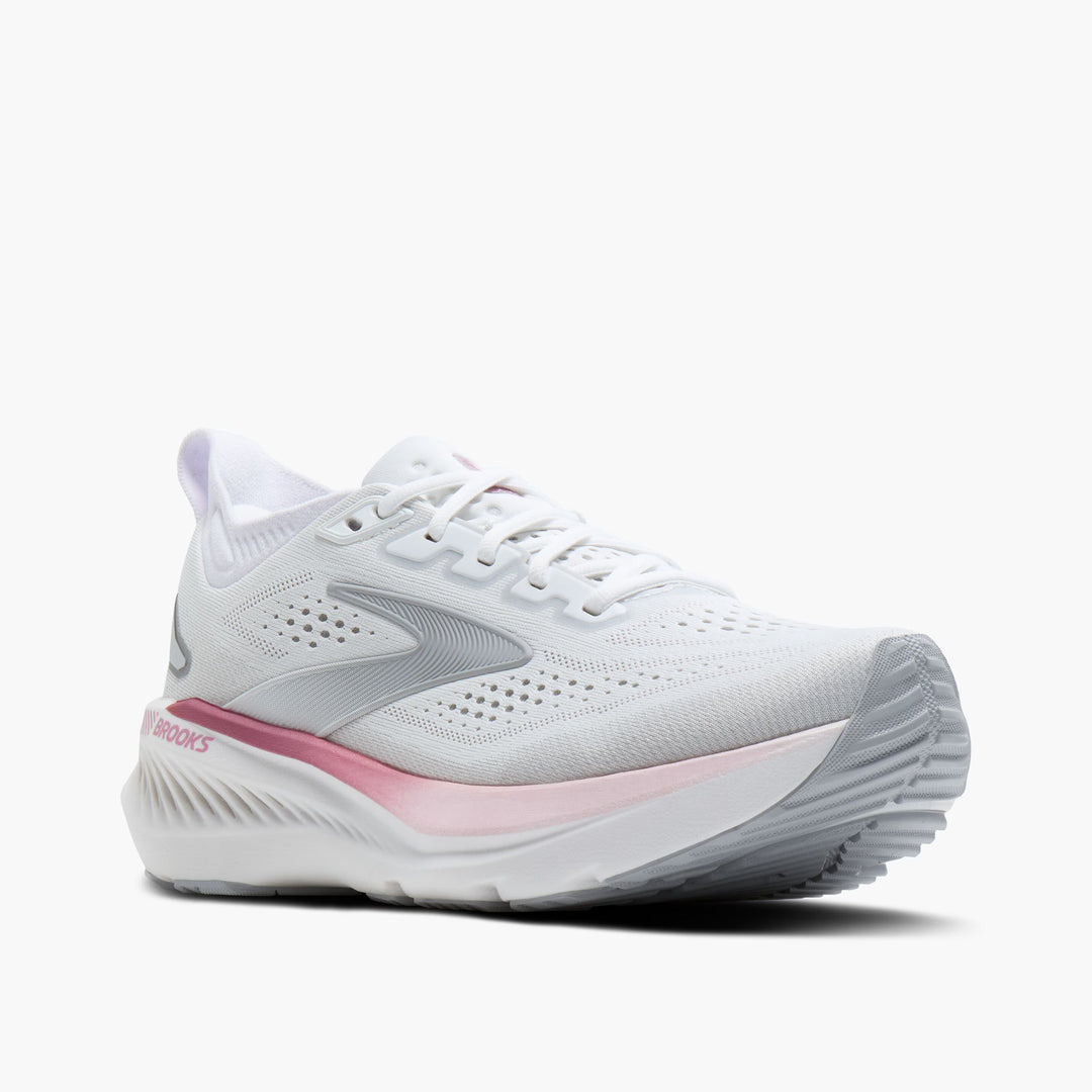 Brooks Glycerin GTS 23 para mujer - Blanco/Marrón niebla/Metálico