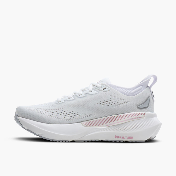 Brooks Glycerin GTS 23 para mujer - Blanco/Marrón niebla/Metálico