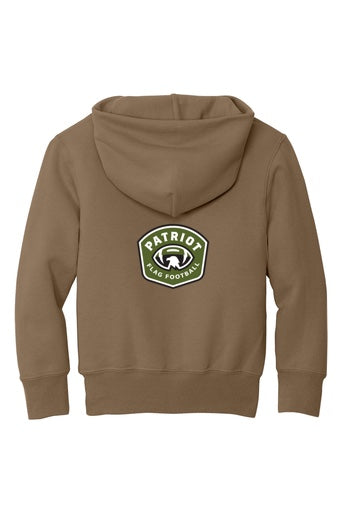 Sudadera con capucha y forro polar básico para jóvenes de fútbol bandera Browns Port &amp; Company® (PC90YH)