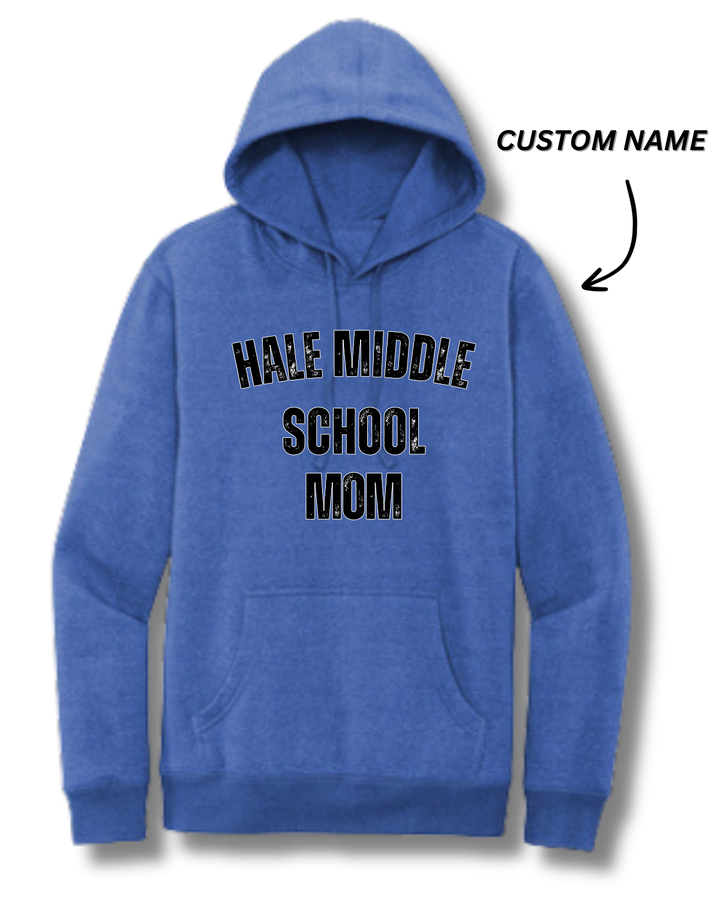 Hale Middle School MOM Unisex Fleece Hoodie (DT6100)