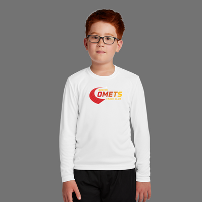 Camiseta de manga larga de rendimiento juvenil de los Boston Comets (PC380YLS) 