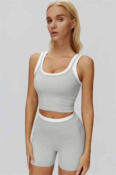 The Canyon Crop Tank Shorts 2-Piece Set