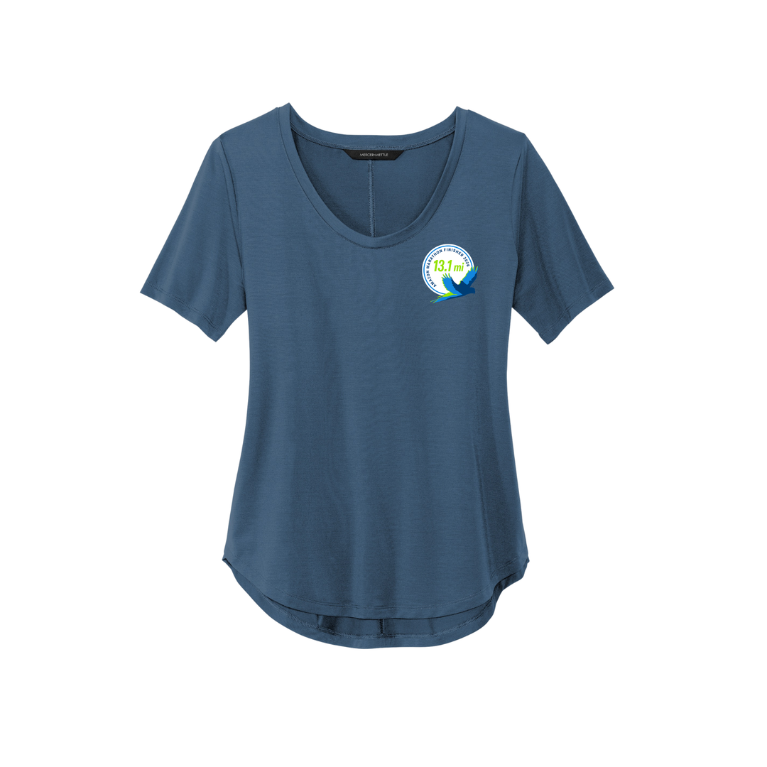 Amazon Marathon 2026 FINISHER - Women's Stretch Jersey Crew T-Shirt (MM1017)