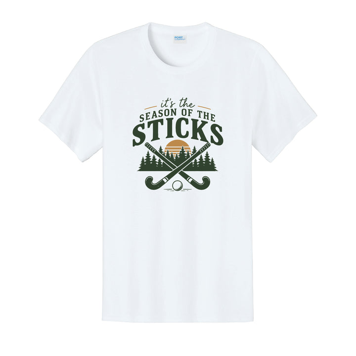Warrior Field Hockey- Adult Unisex Easy Cotton Tee - White (PC43)