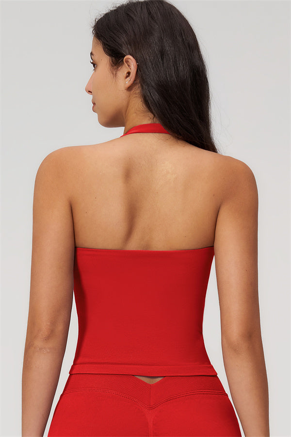 The Empower Halter Crop Top