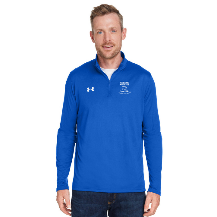 Wheaton Athletics - Camiseta técnica de un cuarto de cremallera para hombre de Under Armour (1376844)