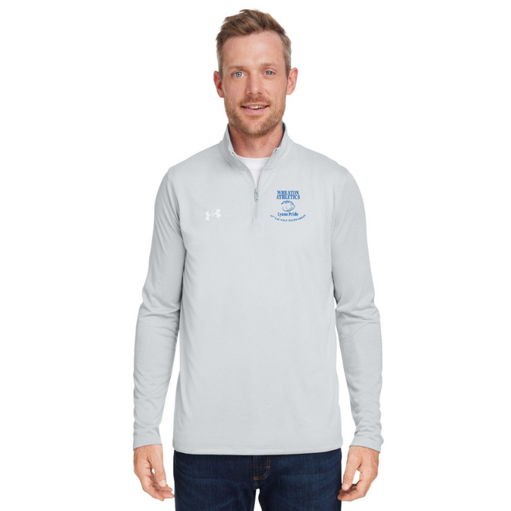 Wheaton Athletics - Camiseta técnica de un cuarto de cremallera para hombre de Under Armour (1376844)