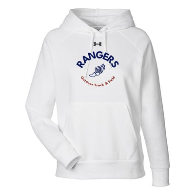 Sudadera con capucha de forro polar Under Armour Rival para mujer de Westborough Track & Field (1379500)