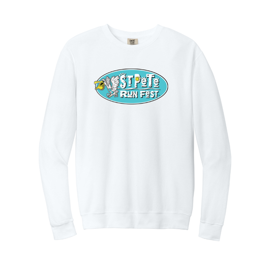St Pete Run Fest - Lightweight Unisex Crewneck Sweatshirt (1466)