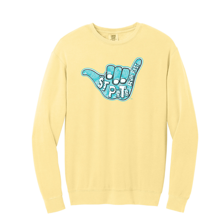 St Pete Run Fest - Lightweight Unisex Crewneck Sweatshirt (1466)