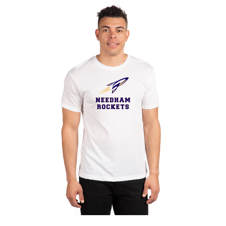 Camiseta unisex de mezcla de Next Level Apparel de Needham HS Boosters (6010)