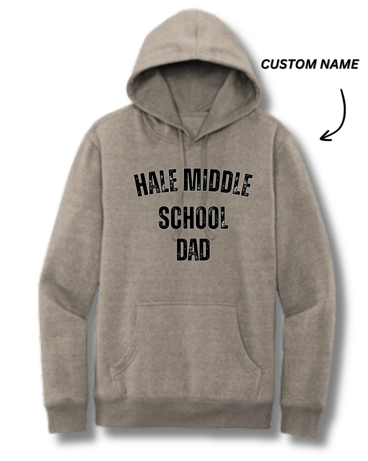 Hale Middle School DAD Unisex Fleece Hoodie (DT6100)