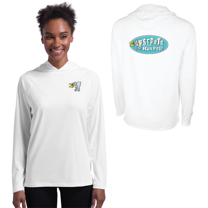 St Pete Run Fest - Unisex Lightweight Stretch Hoodie (1537)
