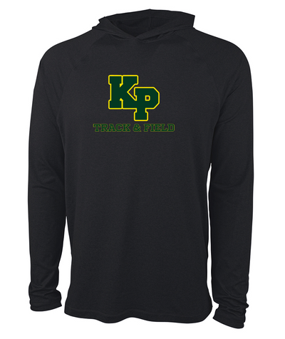 Sudadera con capucha ligera y elástica unisex Cayak de King Philip Track & Field (1537)