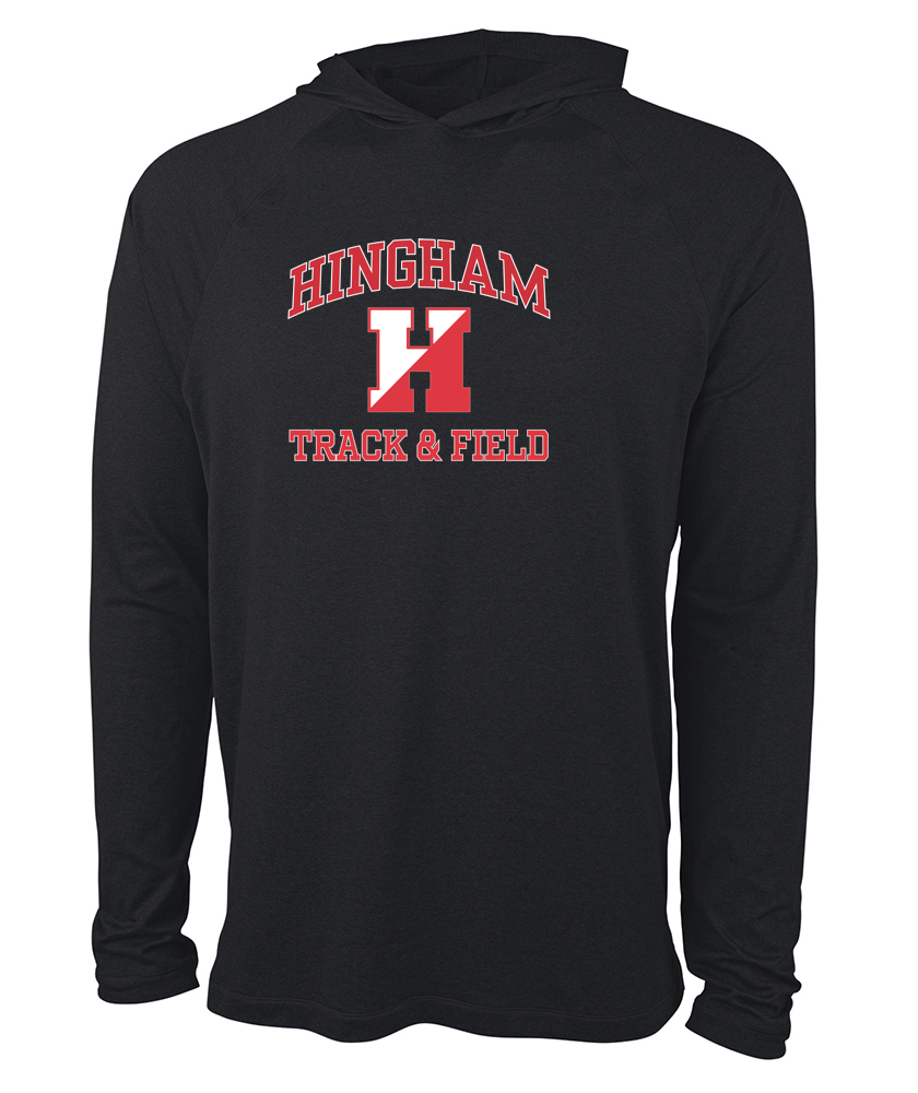 Sudadera con capucha ligera y elástica unisex Cayak de Hingham Track &amp; Field (1537)