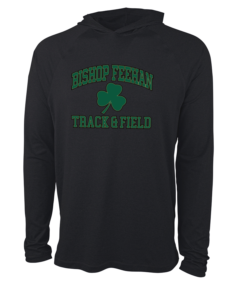 Sudadera con capucha ligera y elástica unisex Cayak de Bishop Feehan Track &amp; Field (1537)