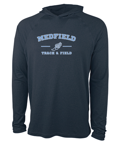 Sudadera con capucha ligera y elástica unisex Medfield Track &amp; Field Cayak (1537)
