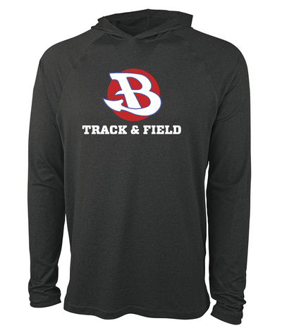 Sudadera con capucha ligera y elástica unisex Cayak de Burlington Track &amp; Field (1537)