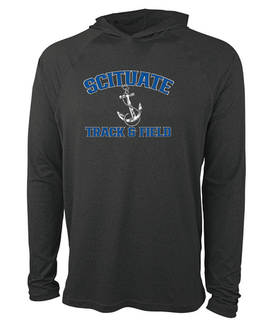 Sudadera con capucha ligera y elástica unisex Cayak de Scituate Track &amp; Field (1537)