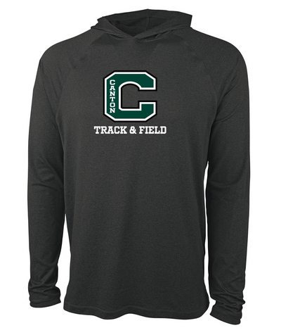 Canton Track & Field - Sudadera con capucha ligera y elástica unisex Cayak (1537)