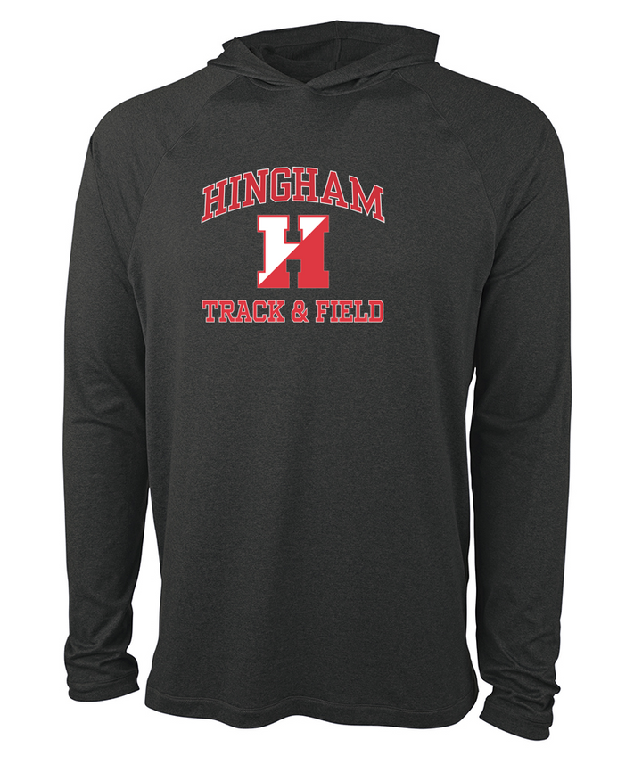 Sudadera con capucha ligera y elástica unisex Cayak de Hingham Track &amp; Field (1537)