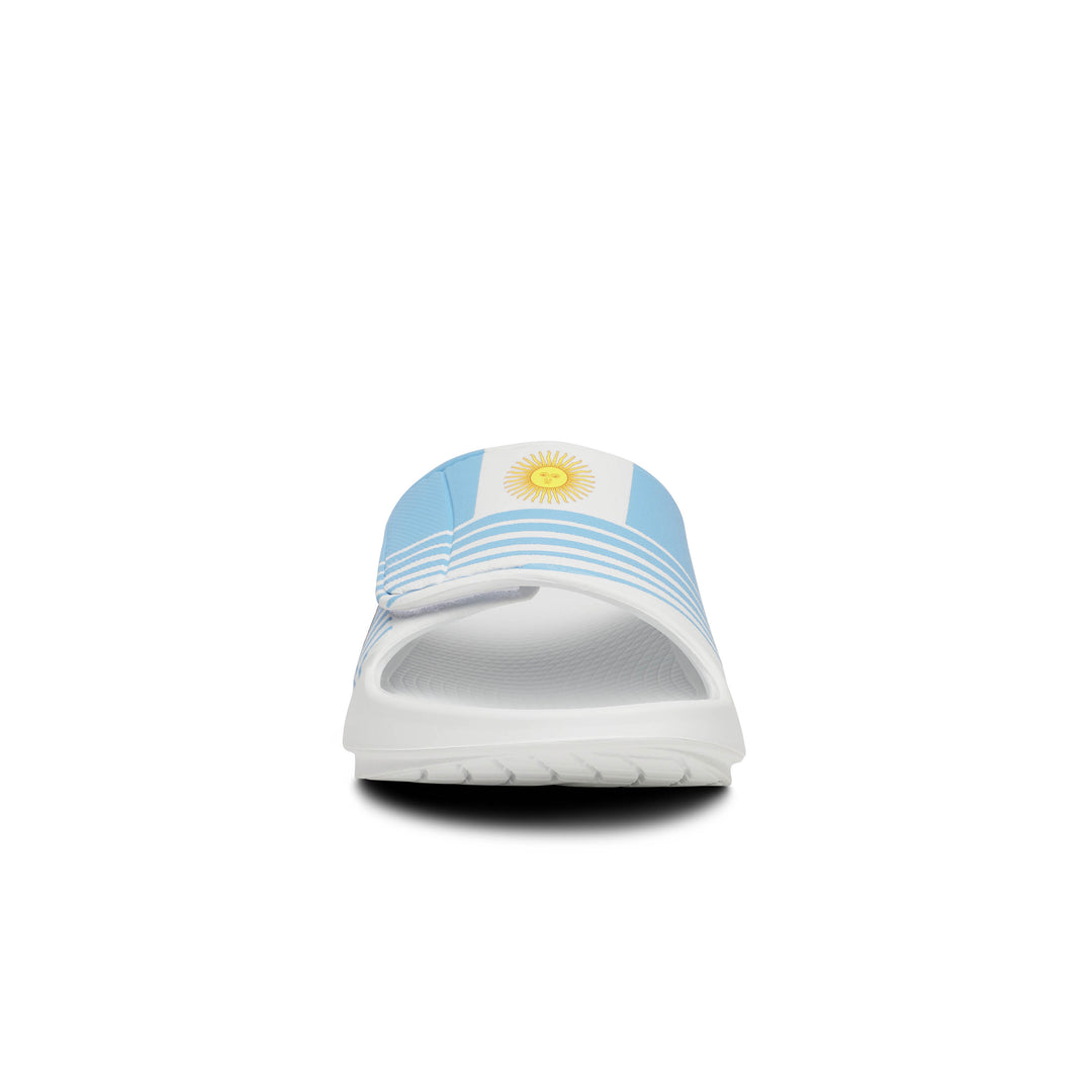 Oofos OOahh Sport Flex Limited - Argentina Championship Flow - Slide Sandals (1553ARG26)