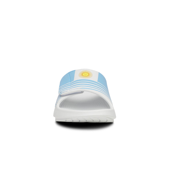Oofos OOahh Sport Flex Limited - Argentina Championship Flow - Slide Sandals (1553ARG26)