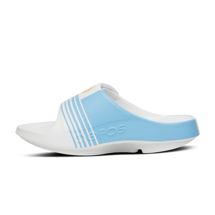 Oofos OOahh Sport Flex Limited - Argentina Championship Flow - Slide Sandals (1553ARG26)