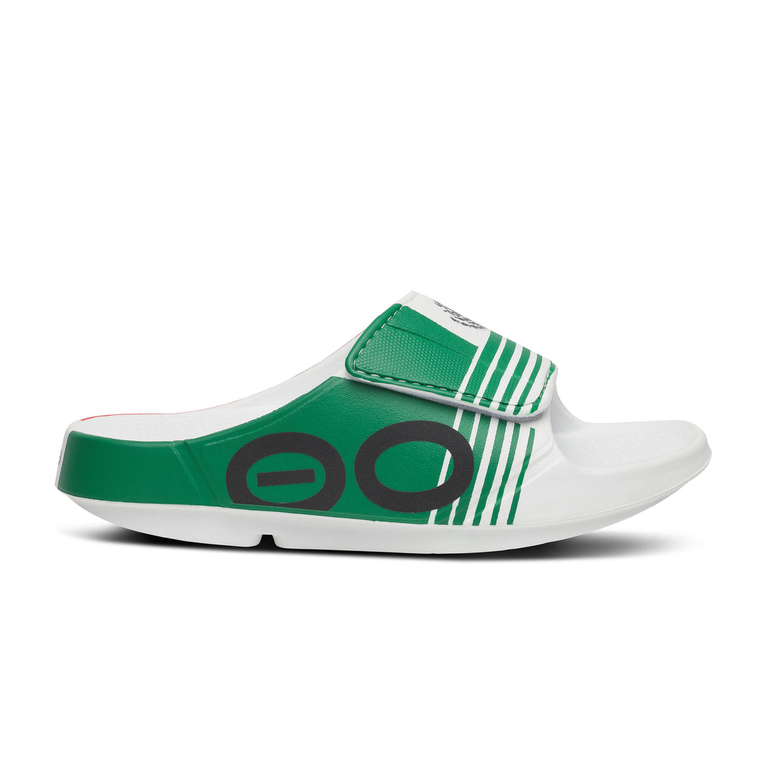 Oofos OOahh Sport Flex - Limited Mexico Matchday Energy - Slide Sandals (1553MEX26)