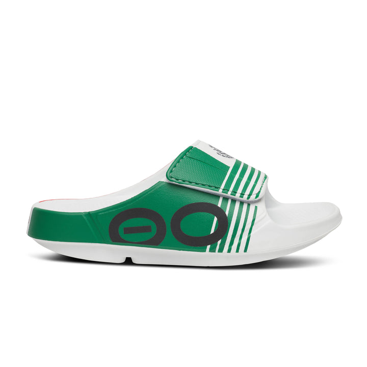 Oofos OOahh Sport Flex - Limited Mexico Matchday Energy - Slide Sandals (1553MEX26)
