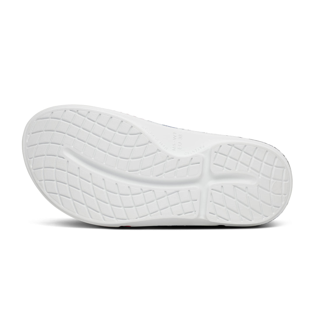 Oofos OOahh Sport Flex Limited - USA All-In Run - Slide Sandals (1553USA26)