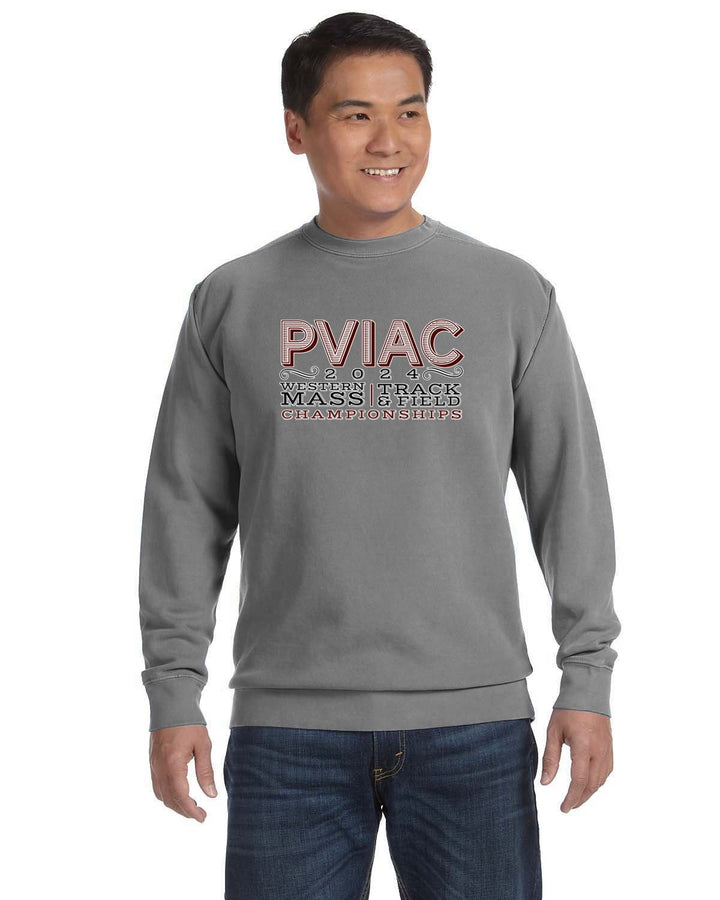 Sudadera unisex de cuello redondo para adultos del campeonato de atletismo de PVIAC (1566)