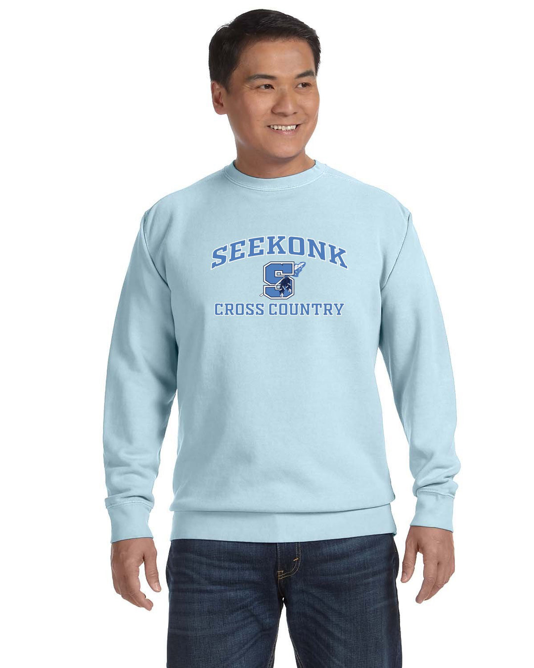 Sudadera Seekonk Cross Country con cuello redondo para adultos (1566)