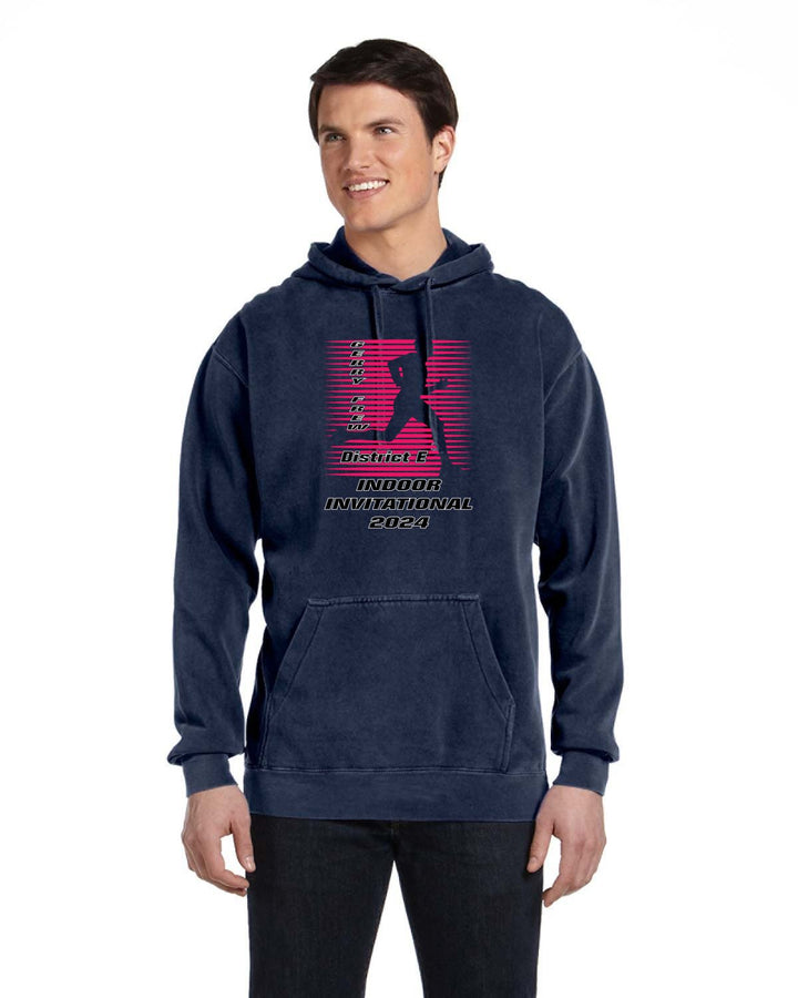 Sudadera con capucha unisex para adultos del campeonato de atletismo del distrito E (1567)