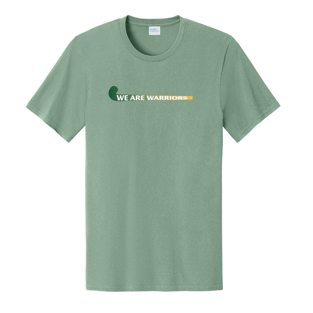 Warrior Field Hockey- Adult Unisex Easy Cotton Tee - Laurel Green (PC43)