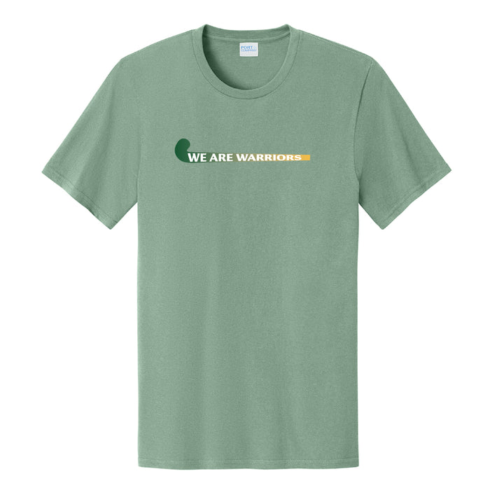 Warrior Field Hockey- Adult Unisex Easy Cotton Tee - Laurel Green (PC43)