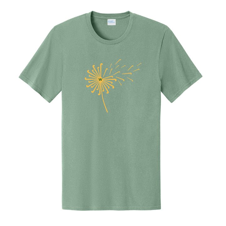 Warrior Field Hockey- Adult Unisex Easy Cotton Tee - Laurel Green (PC43)