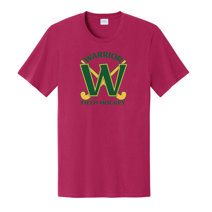 Warrior Field Hockey- Adult Unisex Easy Cotton Tee - Flush Pink (PC43)