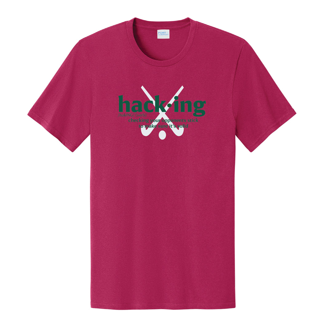 Warrior Field Hockey- Adult Unisex Easy Cotton Tee - Flush Pink (PC43)