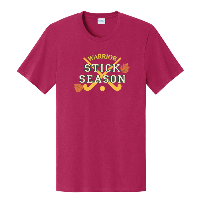 Warrior Field Hockey- Adult Unisex Easy Cotton Tee - Flush Pink (PC43)