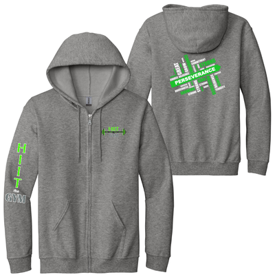 Ahern - Sudadera con capucha y cremallera completa para adultos (G186)