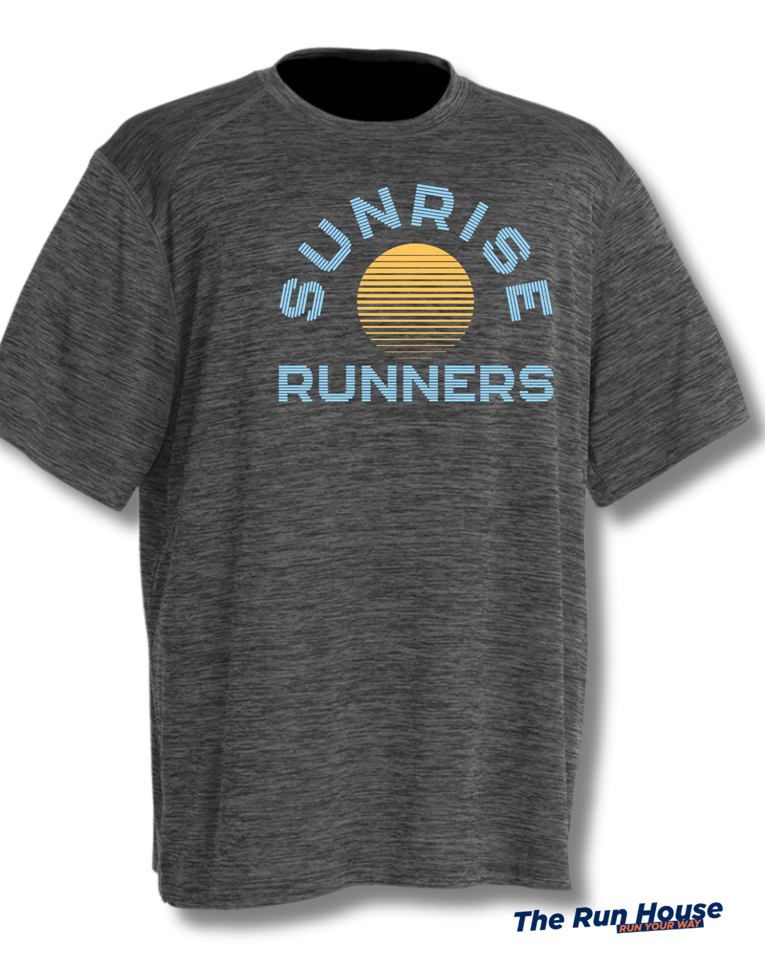 CAMISETA DE ALTO RENDIMIENTO CON TEÑIDO ESPACIAL SUNRISE RUNNERS (3764)